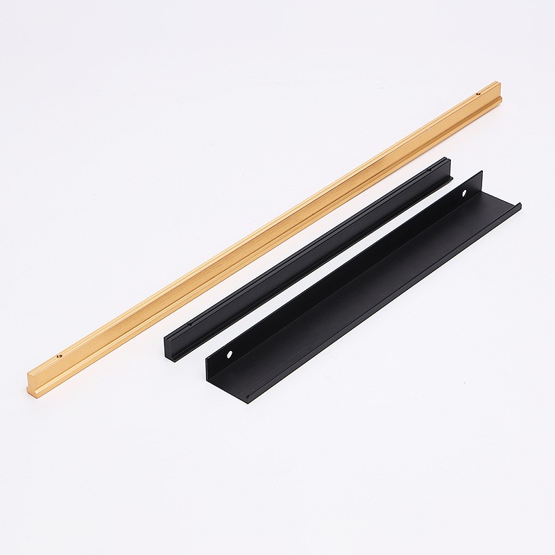 Modern Aluminum Wardrobe Handle Extruded Aluminium Alloy Cabinet Drawer Pull Kitchen Furniture Handle Grip