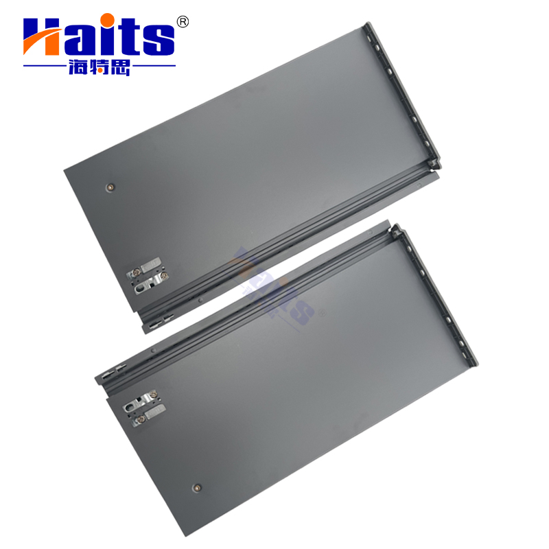 Height 180mm Soft Close Metal Box Drawer System for Kitchen Cabinet Furniture