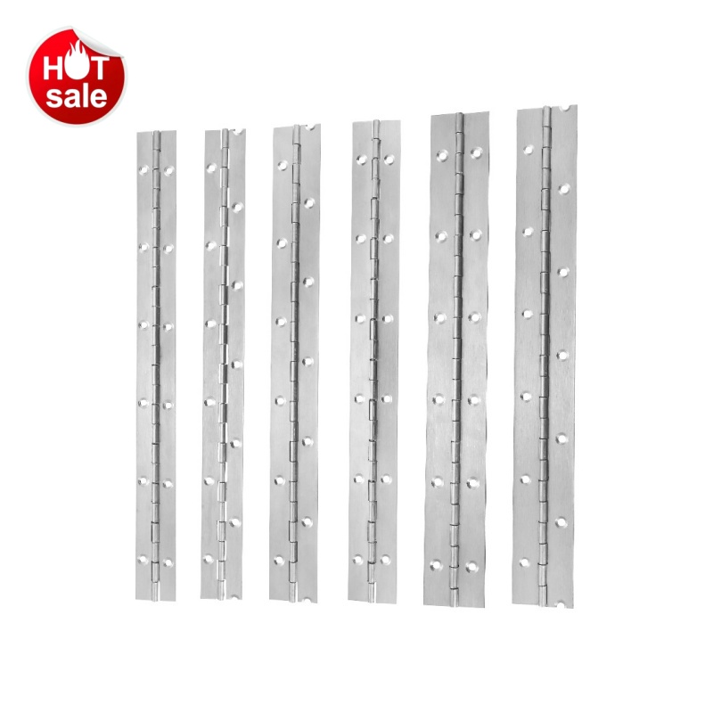 Spot Wholesale Oem Customizable Stainless Steel 201 304 316 Continuous Long Piano Hinge Kitchen Box Furniture
