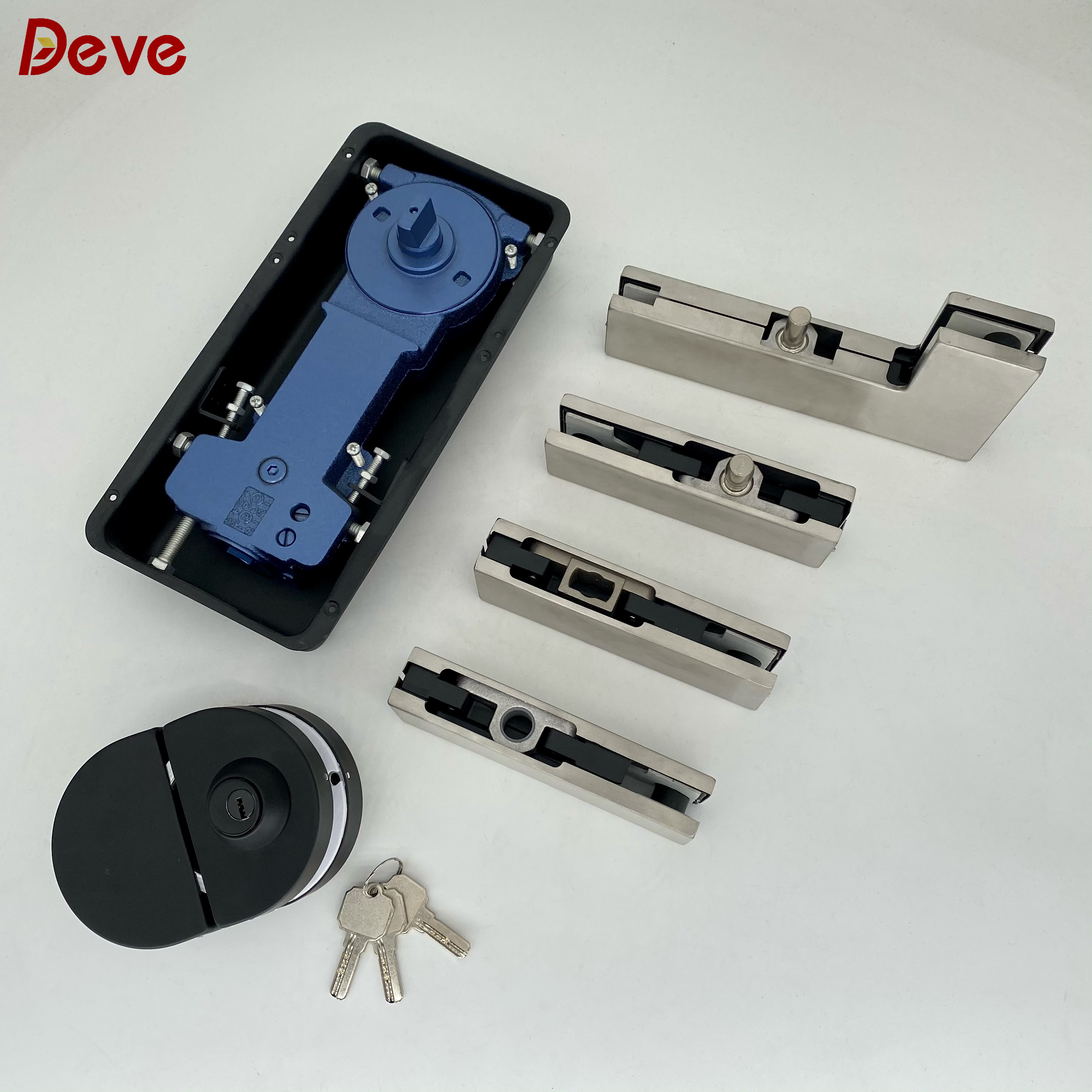 Glass Hardware Floor Spring Floor Hinge Machine 130-150KG For Commercial Glass Door Floor Spring