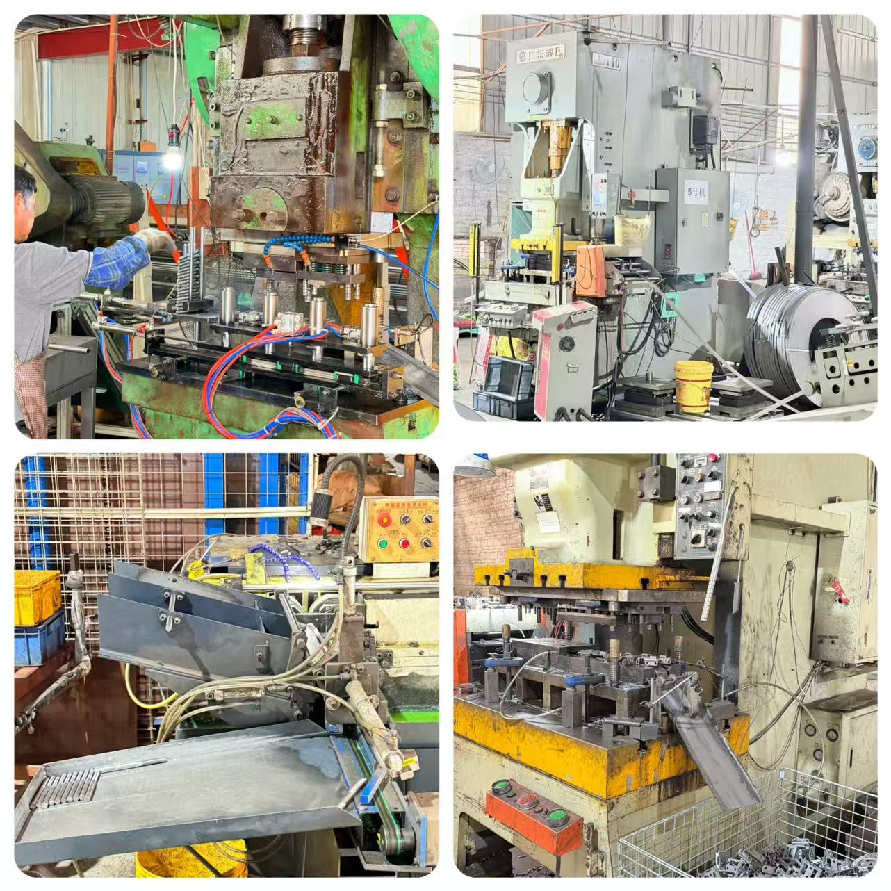 Precision metal stamping process