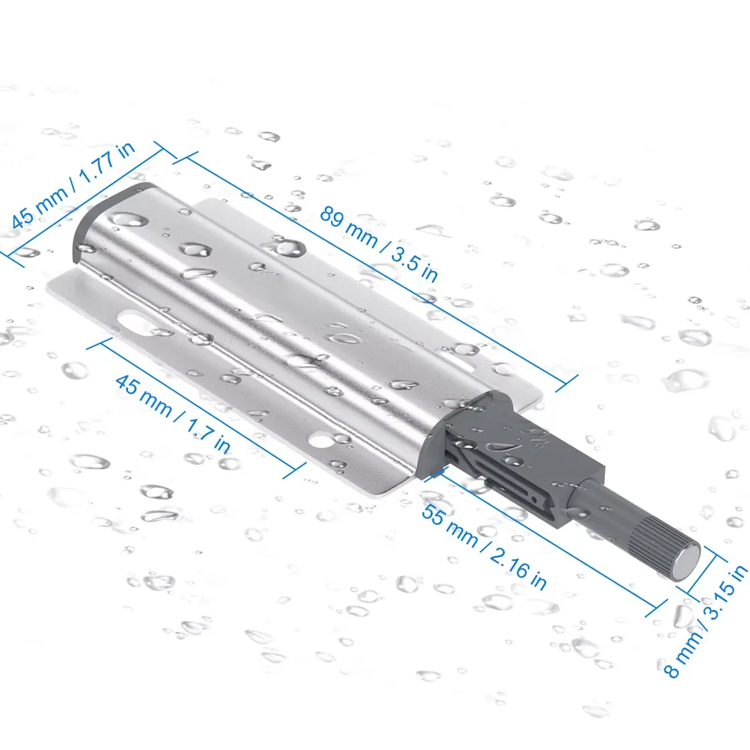 Kitchen Cabinet Hidden Rebound Device Furniture Hardware Push to Open Door System