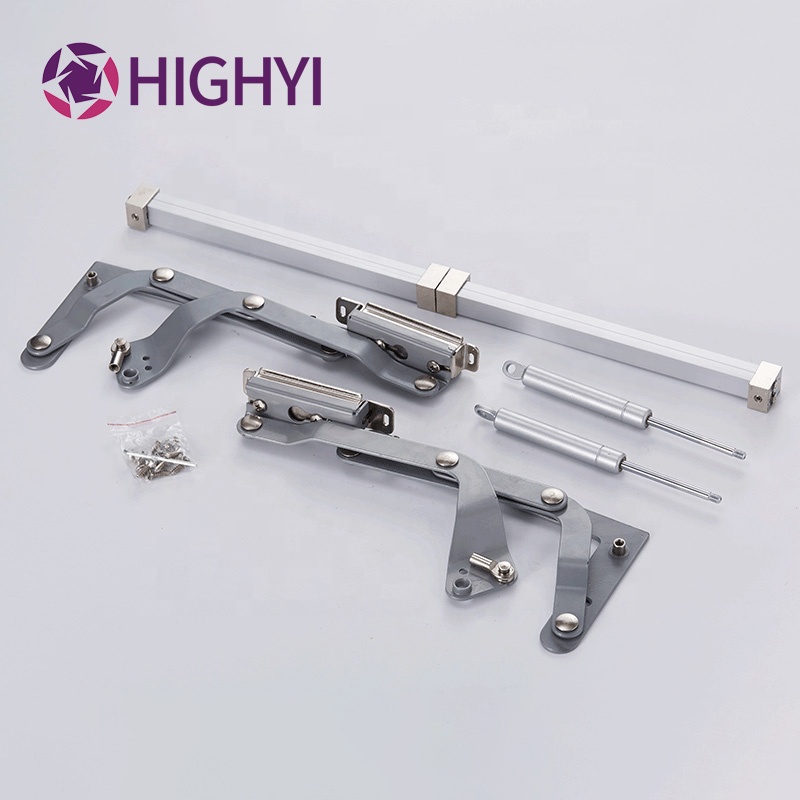 HIGHYI Cabinet Door Lift up Flap Stay Support Furniture Hardware Accessories Cabinet Pneumatic Support