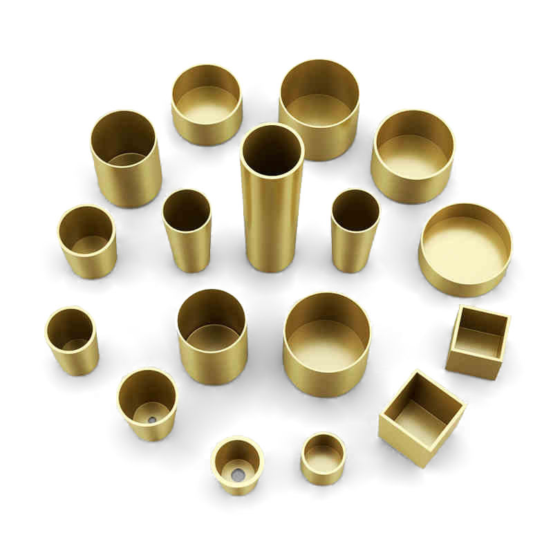 Luxury Golden Brass Stool Foot Cover Decorative Furniture Bed Leg for Dining Table Chair