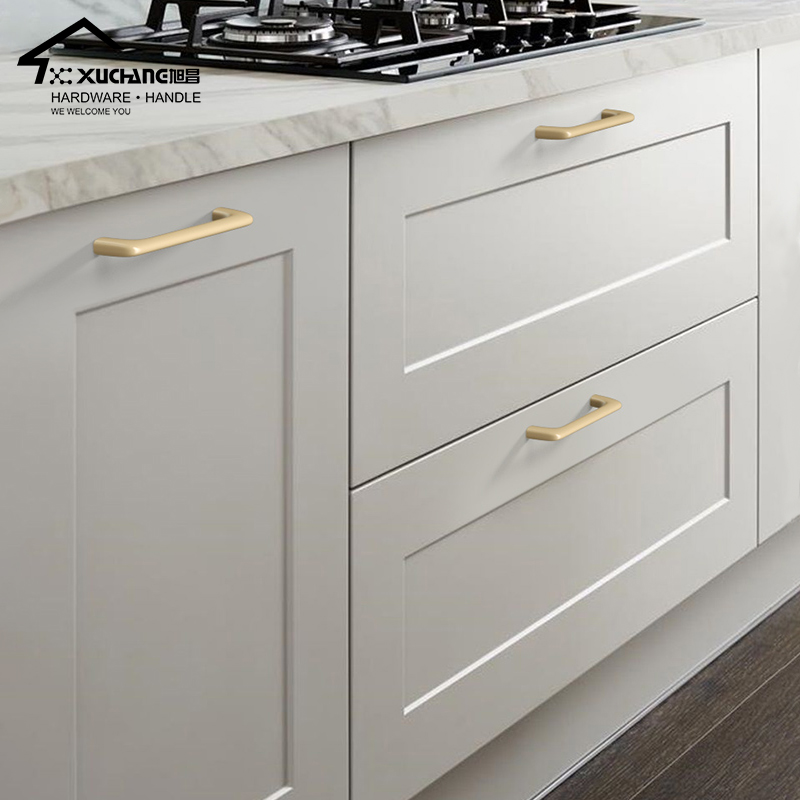 Modern Fashion 96mm Gold Zinc Alloy Furniture Accessories Knobs Handles Cabinet Fitting Pulls Handles&amp;Knob