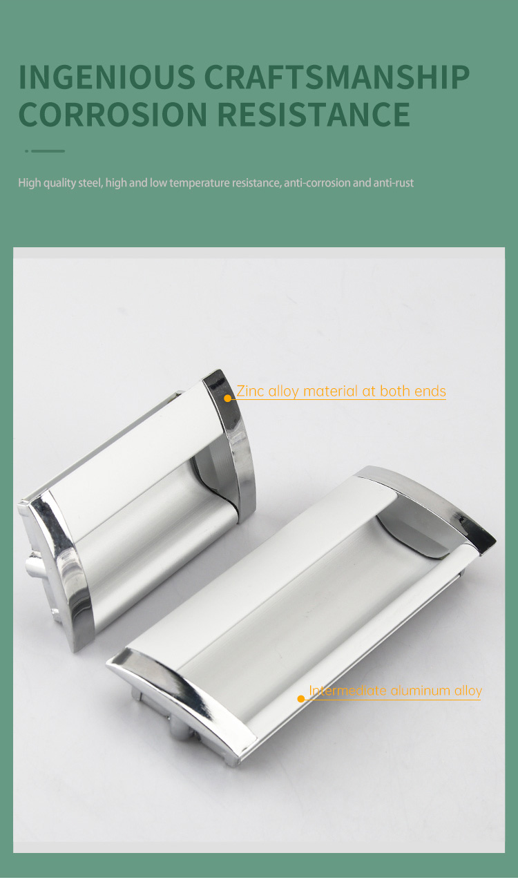 Modern Durable Aluminum Alloy Square Adjustable Cabinet Door Handle
