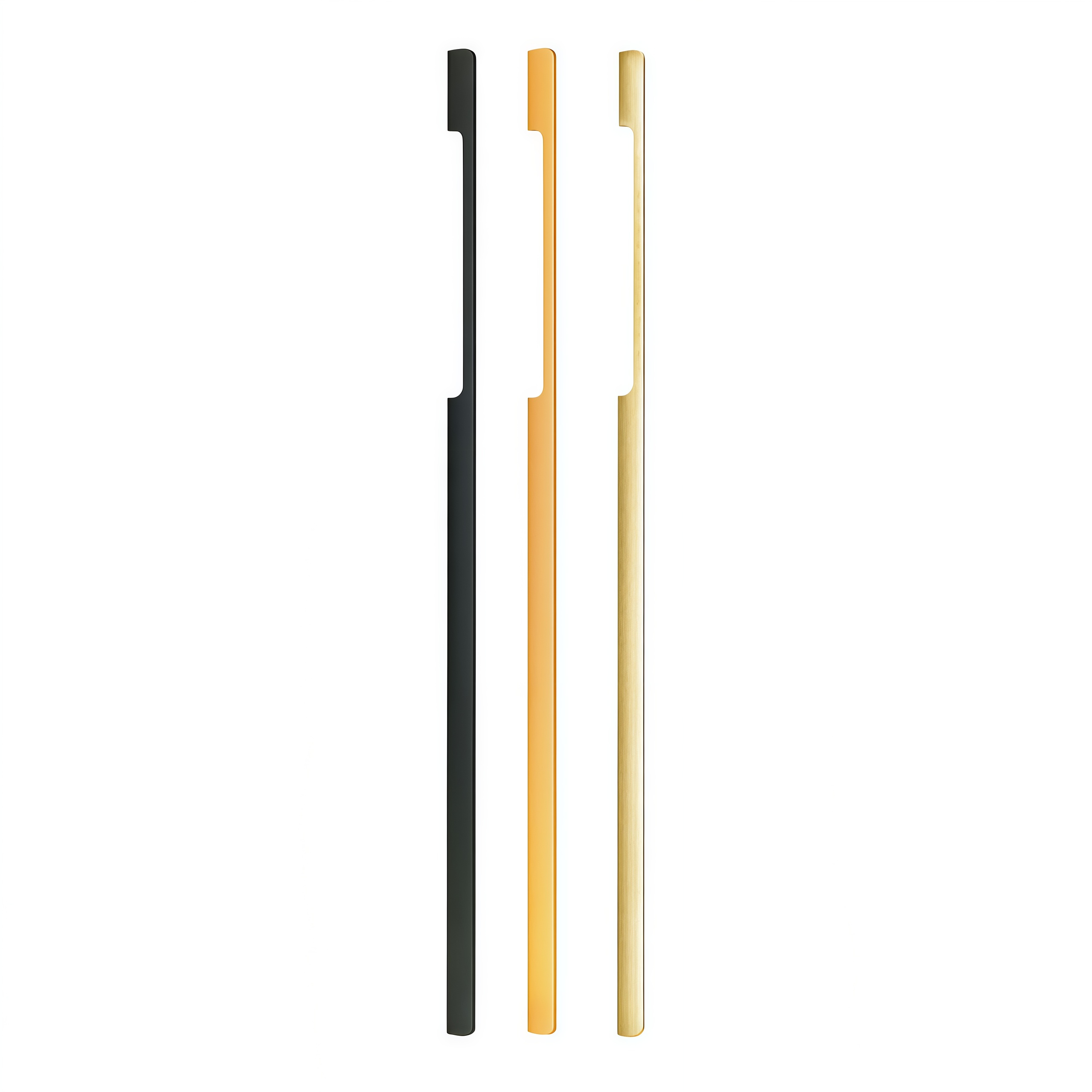 America Style Furniture Handles Knobs Cabinet Handle Black Hardware Accessories Drawer Long Pull Handle