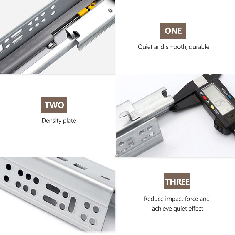 Undermount Soft Close Drawer Slides Full Extension Concealed Bottom Mount Drawer Runners For Kitchen Cabinets Furniture Hardware