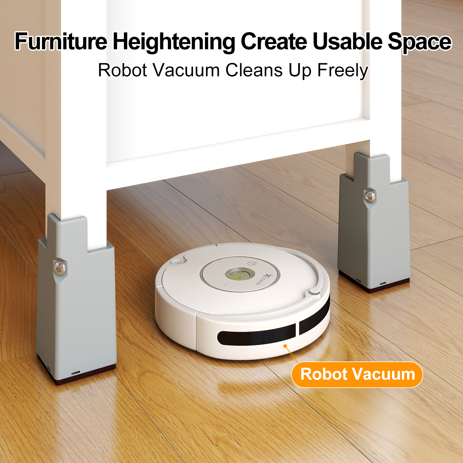 Hot Selling Adjustable Screw Furniture Foot Pads For Beds, Chairs, Desks With High Leg Pads Furniture Elevated Legs
