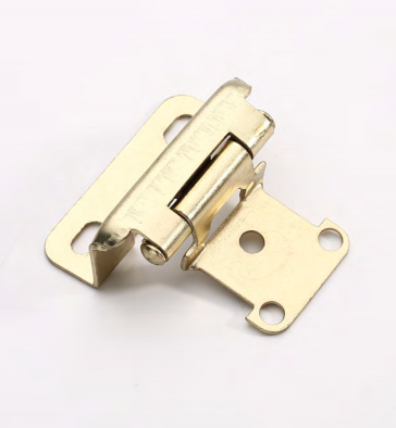 Contemporary Iron Multiple Joint Hinges Half Overlay Corner Hinges Black Durable Easy Installation Bedroom Furniture Kitchen