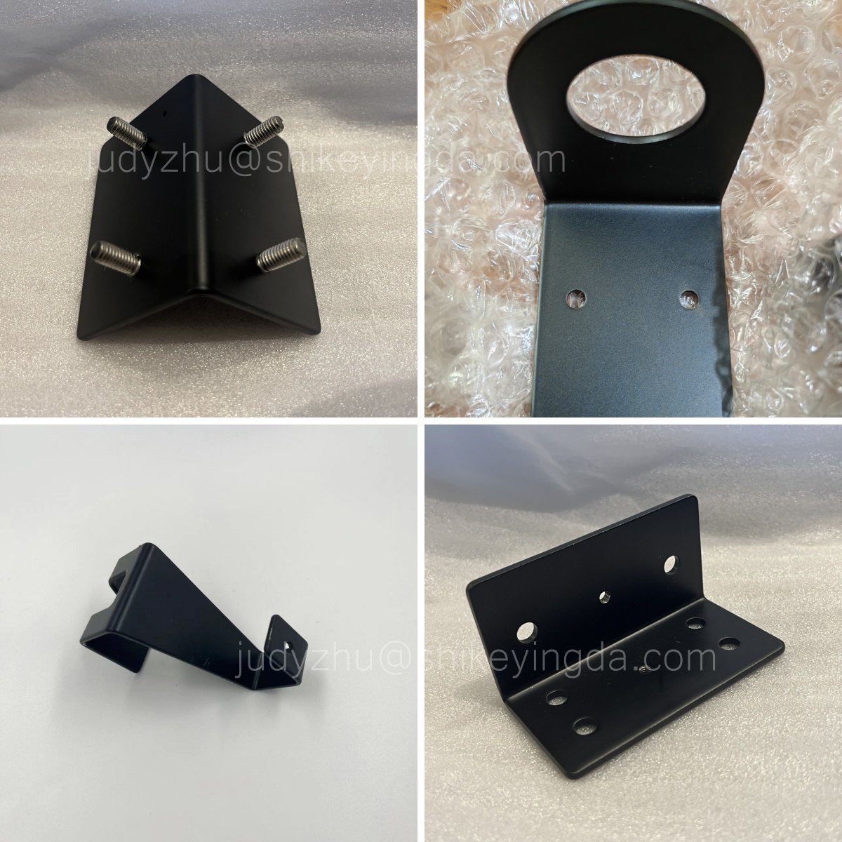 Custom Powder Coated Stainless Steel Angle Bracket L&amp; U Type Wood Furniture Wall Mount Sheet Metal Fabrication
