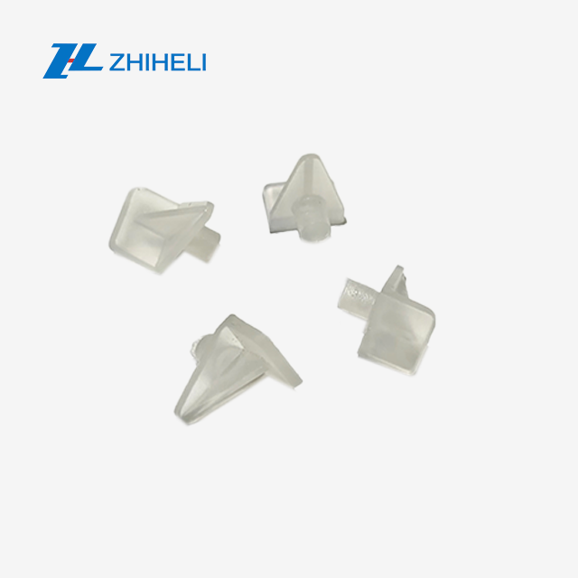 Cabinet Furniture Accessories Plastic Hidden Connectors Wardrobe Shelf Support with Pins for Bedroom Apartment