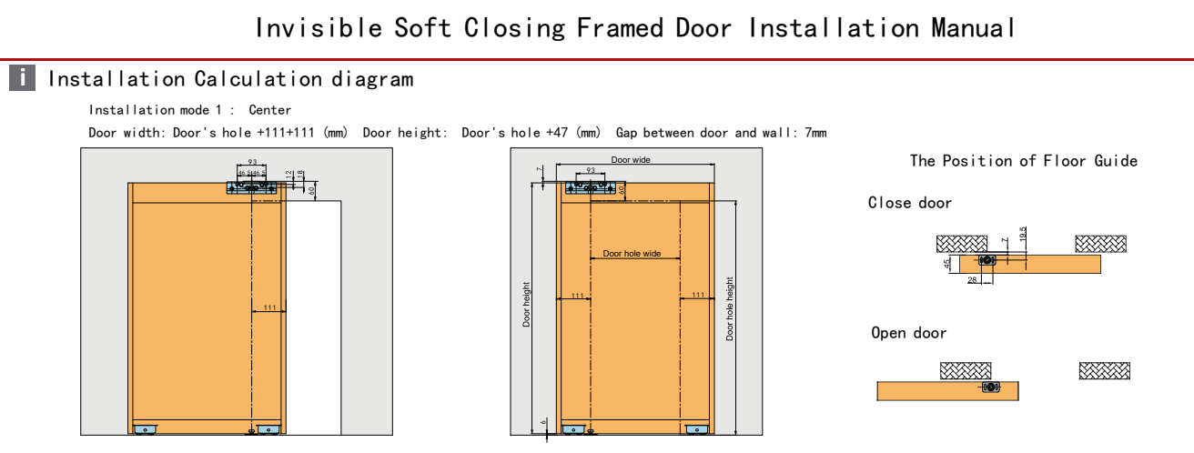 Hot Sale Latest Magic Door Hidden Track Simple Design Advanced Invisible Sliding Door Max Door Weight 60kg