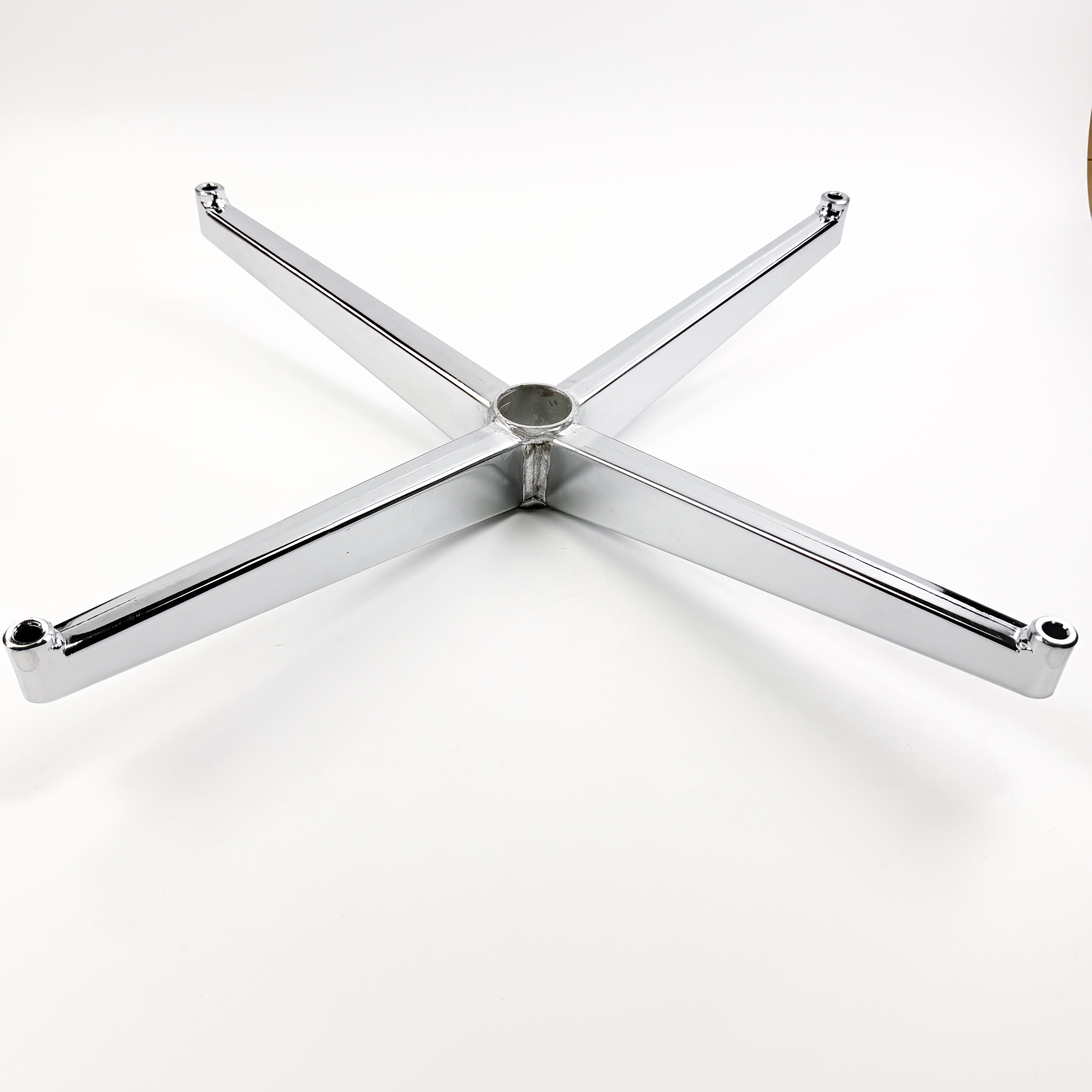 Standard Commercial 4 Star Office Chair Metal Base Replacement Hardware Parts for Furniture Legs Chromed
