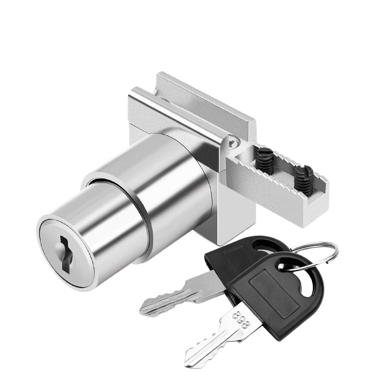 Traditional Silver Zinc Anti-theft Folding Key Lock for Office Cabinets &amp; Desks with Customizable Color Hardware for Hotels