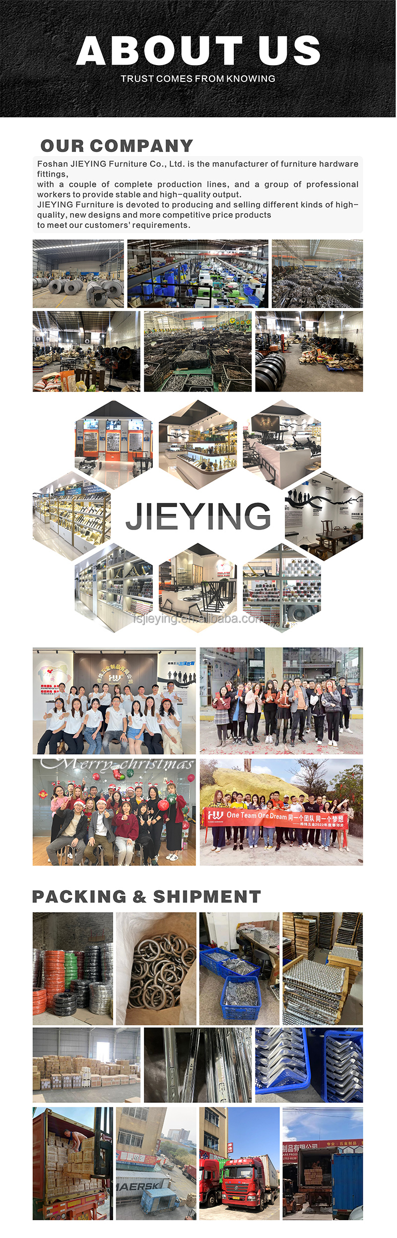 Product Assembly and Size Information