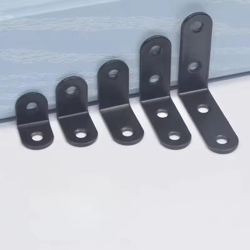 Straight Piece Fixer L-Shaped Iron Bracket Angle Code 90 Degree Furniture Table Leg Fixing Connector