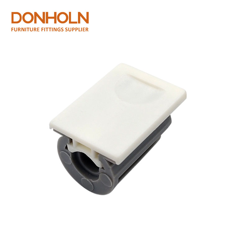 SS5006 Furniture Hardware Clear Plastic Shelf Support Pegs With Screw, 2 In 1 Hidden Shelf Bracket