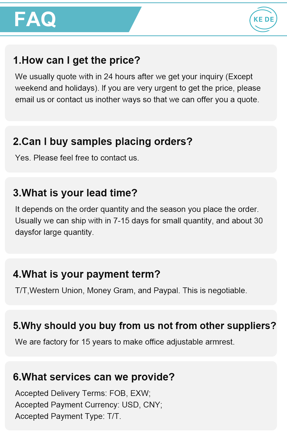 FAQ Support Center 1
