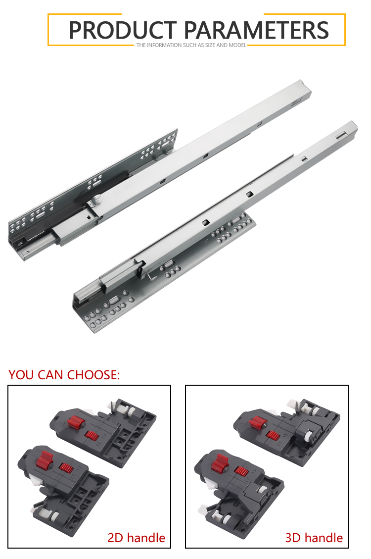 Cabinet drawer slide showcase 2