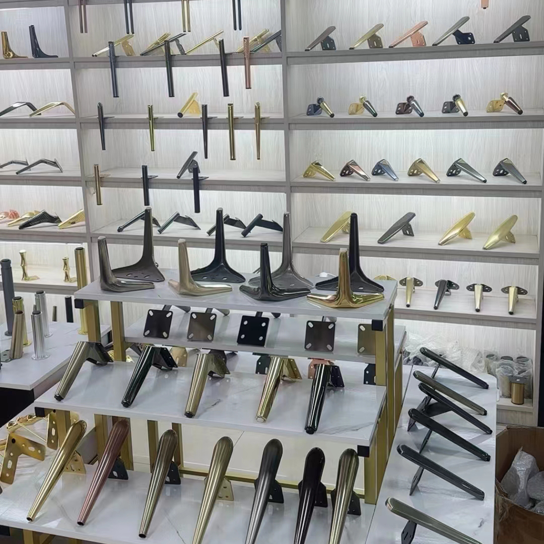 CAIYI Manufacturers Wholesale Furniture Hardware Accessories Cabinet Metal Foot Sofa Feet Legs For Couch