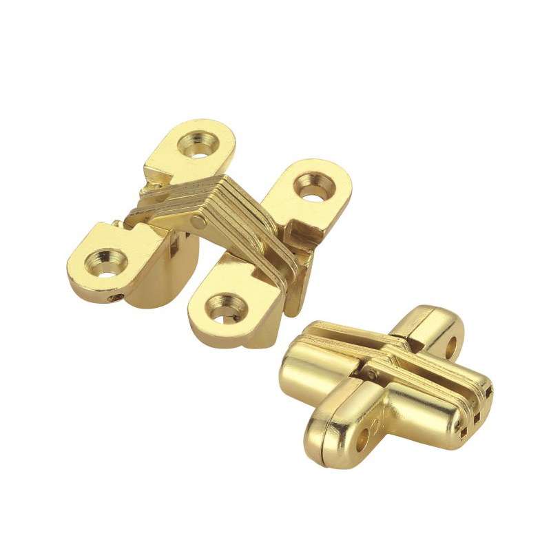 Invisible 180 Degree Concealed Furniture Hinge Zinc Alloy Hidden Door for Kitchen Living Room Bedroom Home Office Traditional