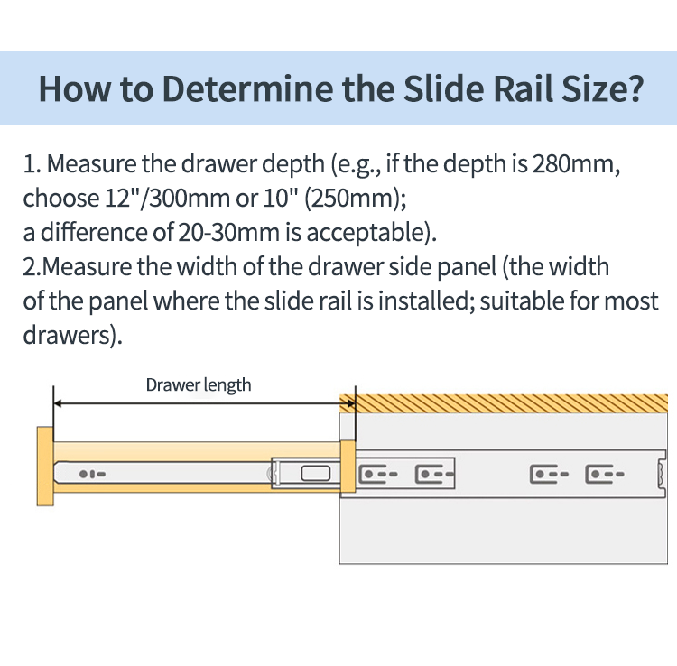 Heavy Duty Soft Close Drawer Slides - 10-24 Inch Full Extension Side Mount, Stainless Steel Ball Bearing Rails (100 Lb)