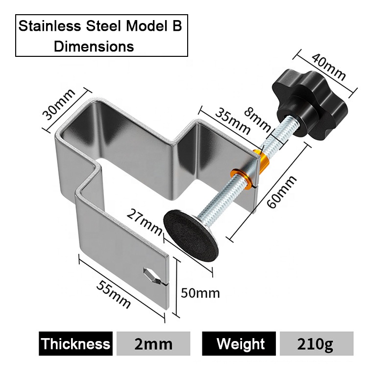 Drawer Front Installation Clamps Cabinet Hardware Jig for Easy and Fast Drawer Front Panel Installation