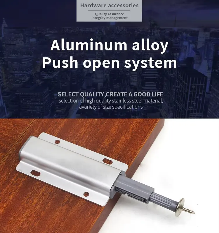 Kitchen Cabinet Hidden Rebound Device Installation