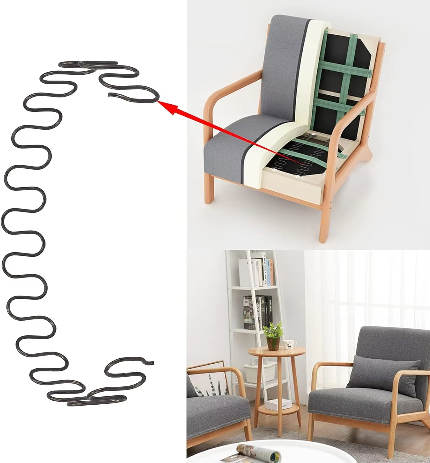 Zigzag Sofa Spring details