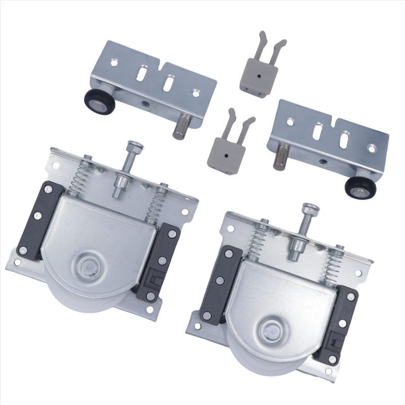 Furniture Hardware Sliding Wardrobe Door Roller Fittings System Plastic Upper Wheel Sliding Door Roller