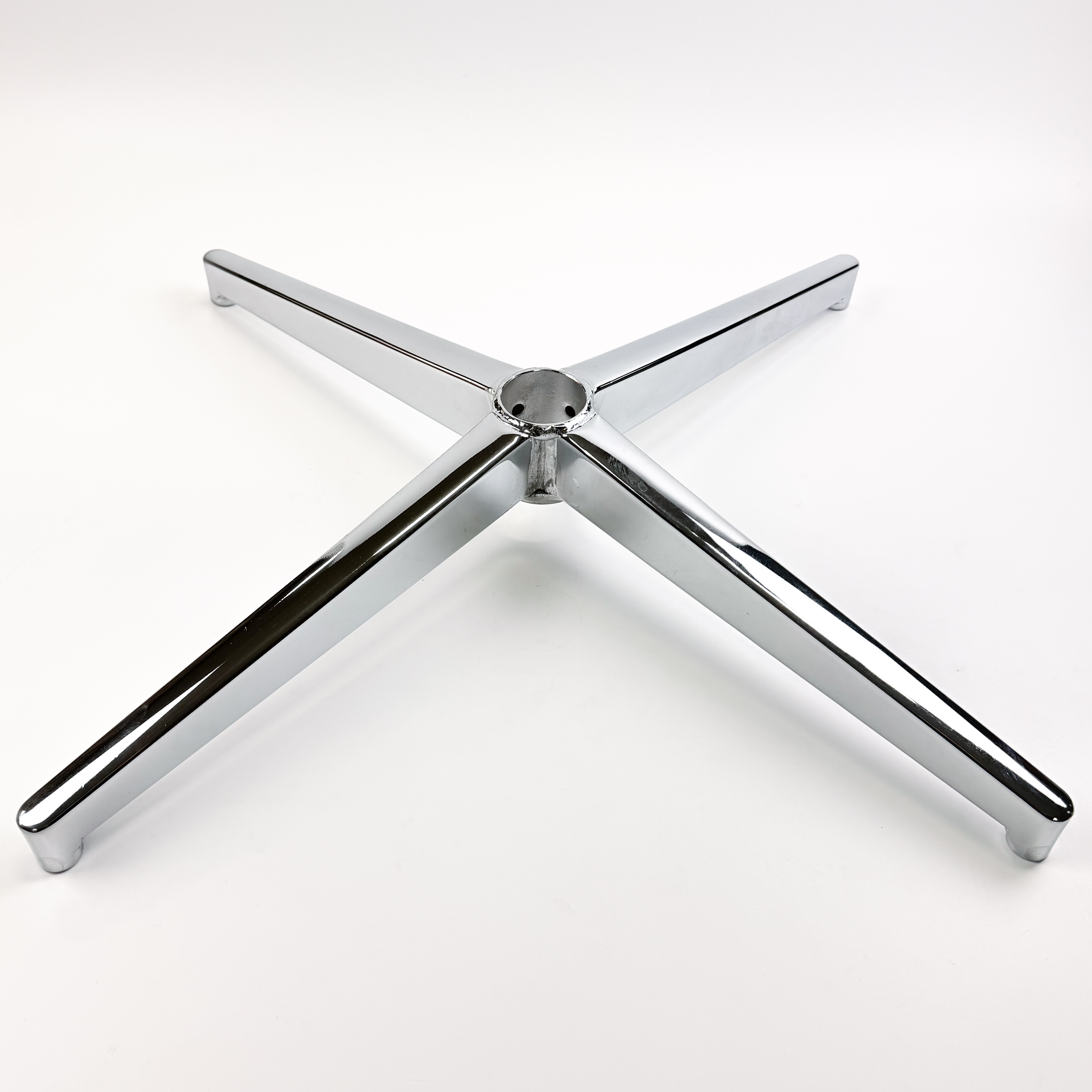 Standard Commercial 4 Star Office Chair Metal Base Replacement Hardware Parts for Furniture Legs Chromed