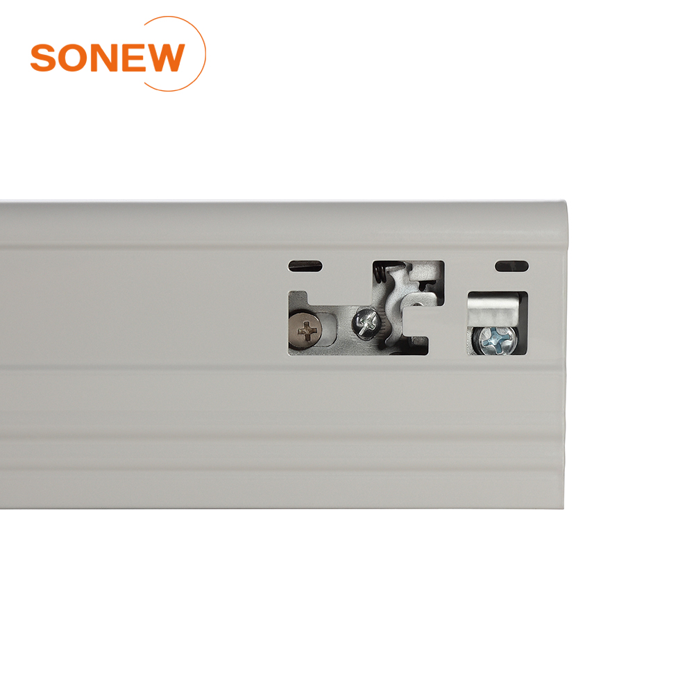 SONEW Undermount Drawer Slide Soft Close Sliding Rail Guide Rail Furniture Hardware Slim Metal Drawer Box System