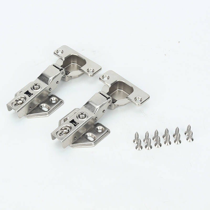 Factory Custom Cabinet Door Hinge Damping Hydraulic Buffer Fixed Folding Hardware Furniture Wardrobe Door Hinge Cabinet Cold
