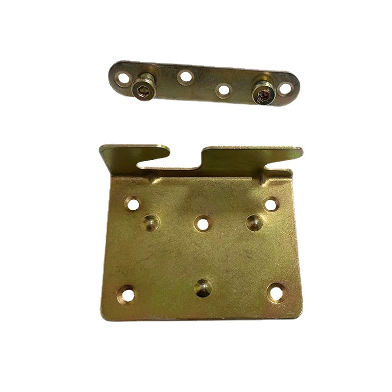 Bed Frame Connector Fixed Support Frame Hardware Accessories Customized Non-Standard Metal Stamping Parts for Wooden Bed Hanging