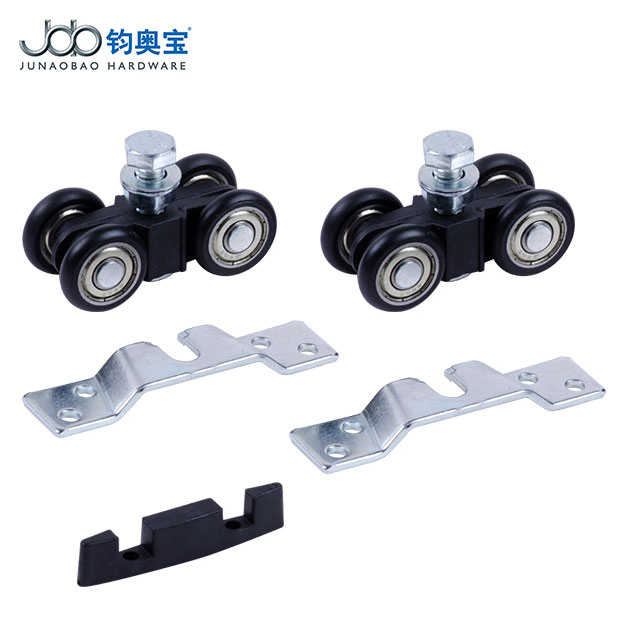 Job Furniture Hardware Silence Suspending Wardrobe Door Roller System