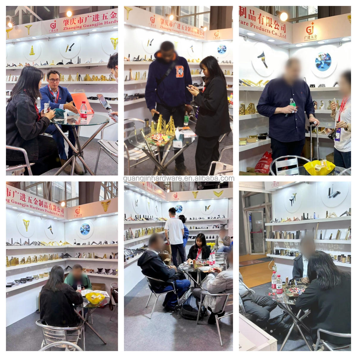Interaction with clients at booth