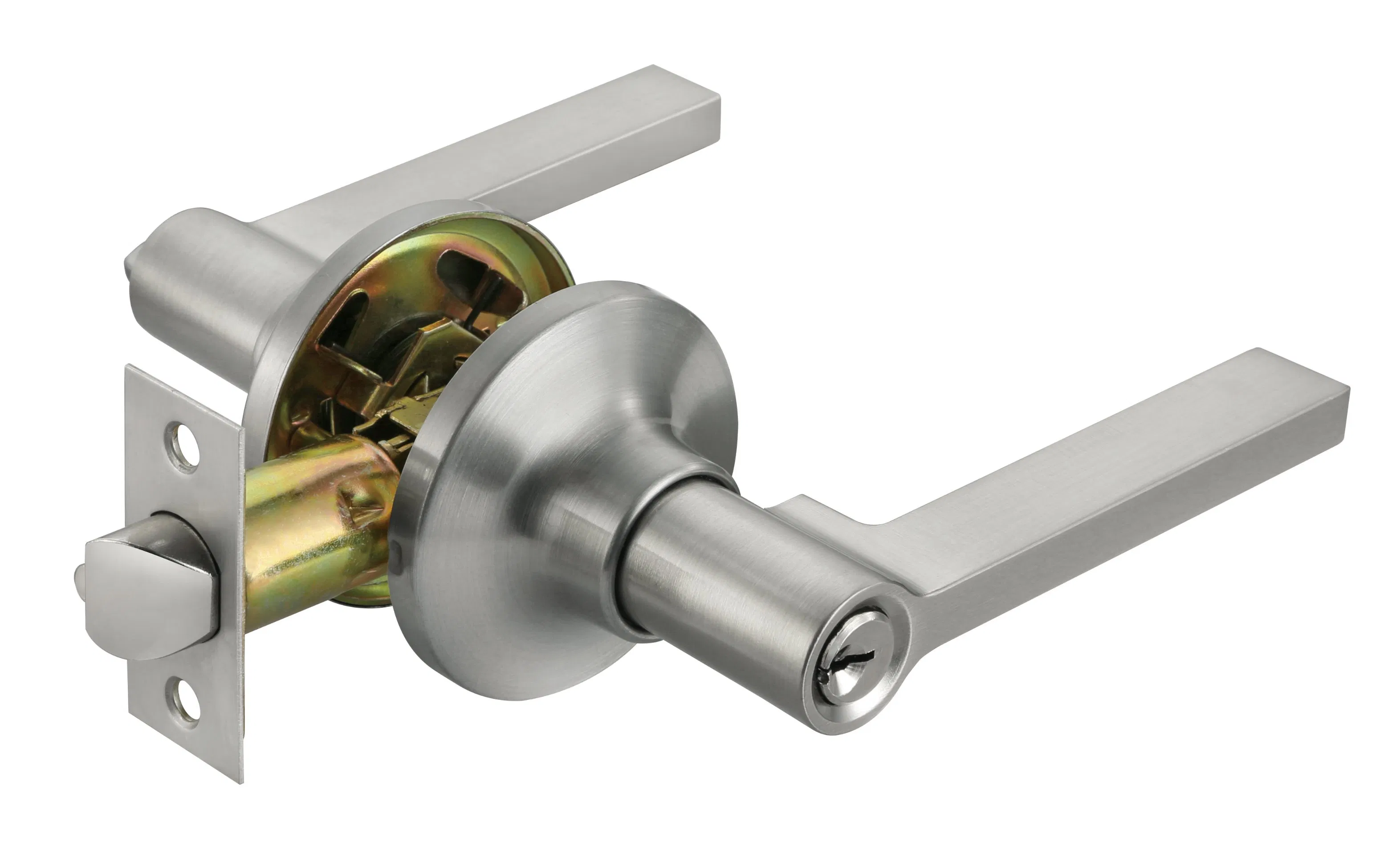 Decorative Privacy &amp; Passage Lock with Zinc Alloy Construction Furniture Hardware