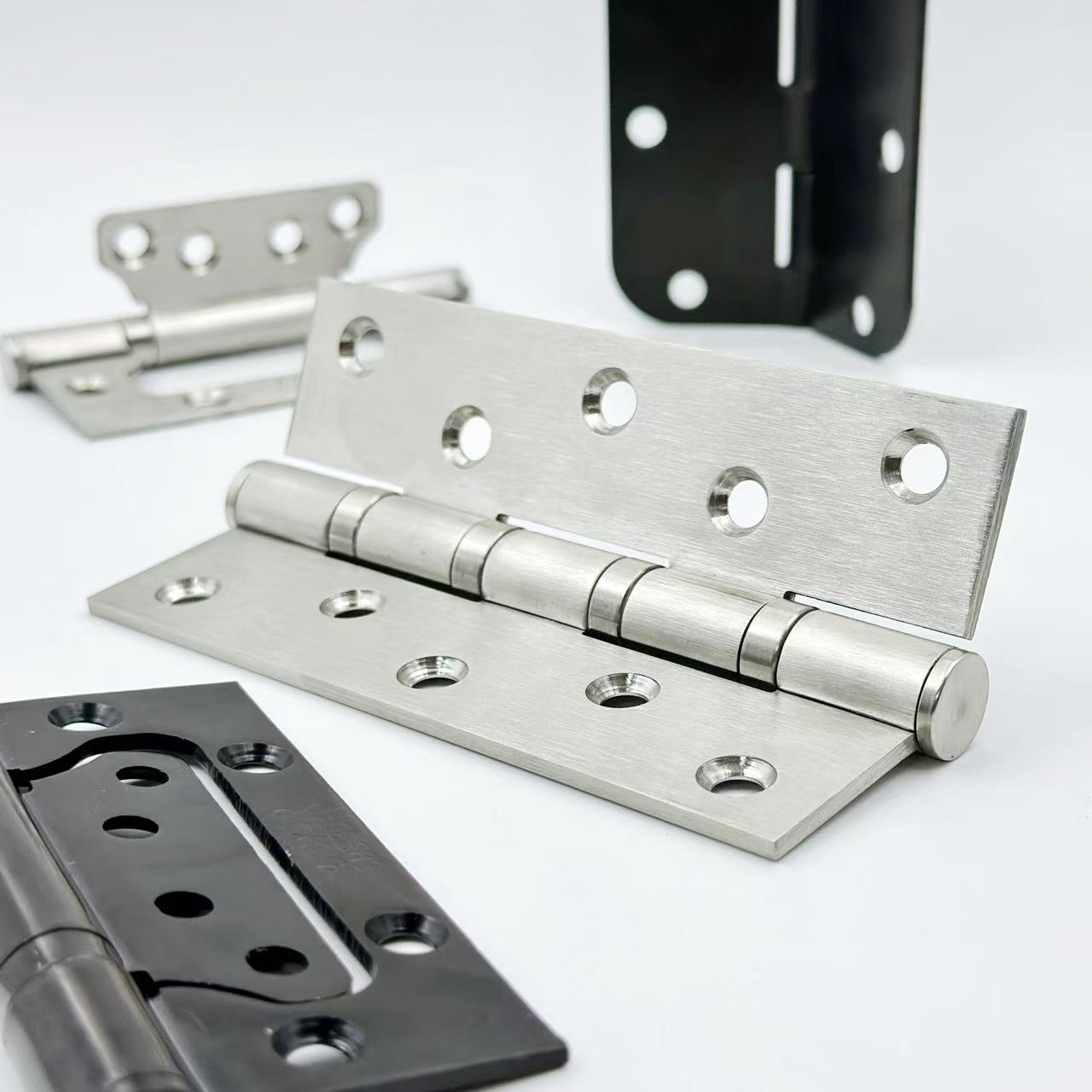 Screw Fastener Factory Custom Stainless Steel Wooden Door Hinges Furniture Crafts Hidden Hinge Hardware Accessories
