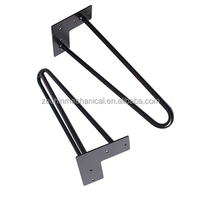 Hairpin Legs Thick Super Heavy Duty Double Welded Leg Protectors Metal Coffee Table Furniture Sofa Desk Legs