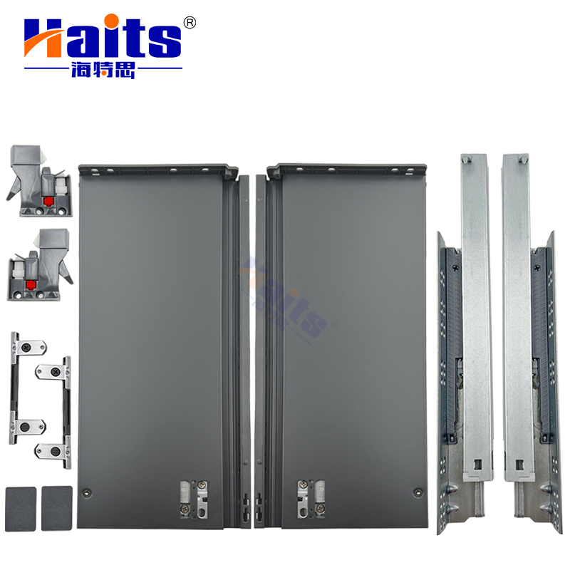 Soft Close Metal Box Drawer System for Kitchen Cabinet Furniture