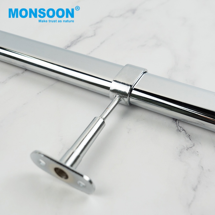 Furniture Round Hollow Tube Wardrobe Accessories Hanging Rods Fitting Hardware Closet Oval Tube