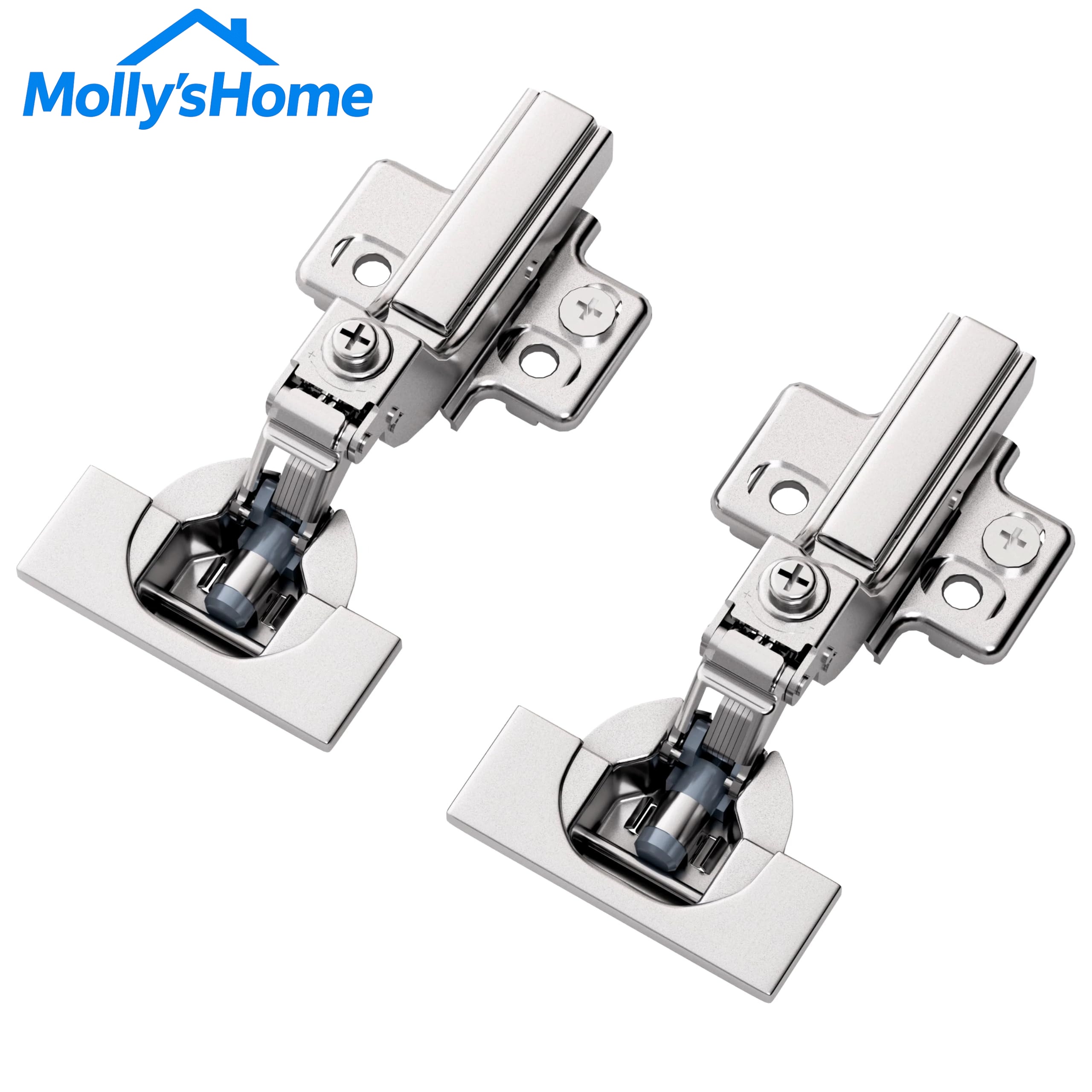 Advanced Soft Close Inset Cabinet Hinges 35mm 3D Adjustable Clip-on Steel Hinge for Modern Frameless Furniture