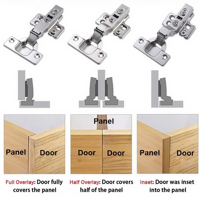 Factory Wholesale Iron Accessory Soft Closing Iron Furniture Hinge for Soft Cabinet Door Home Office School Hospital