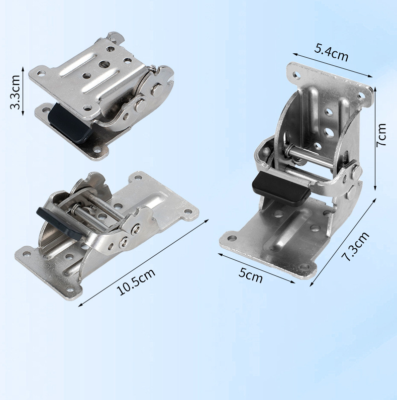 Furniture Hardware Accessories 180 Degrees Fold Table Hinge Folding Chair Fourniture Bed Hinges