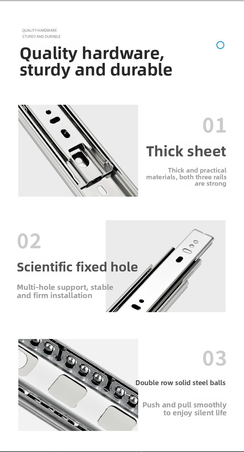 Soft Close 35mm Full Extension Drawer Slides Installation Guide
