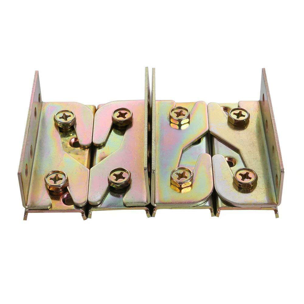 Steel Metal Bed Frame Bracket Furniture Sofa Sectional Connectors for Home Furniture Tool