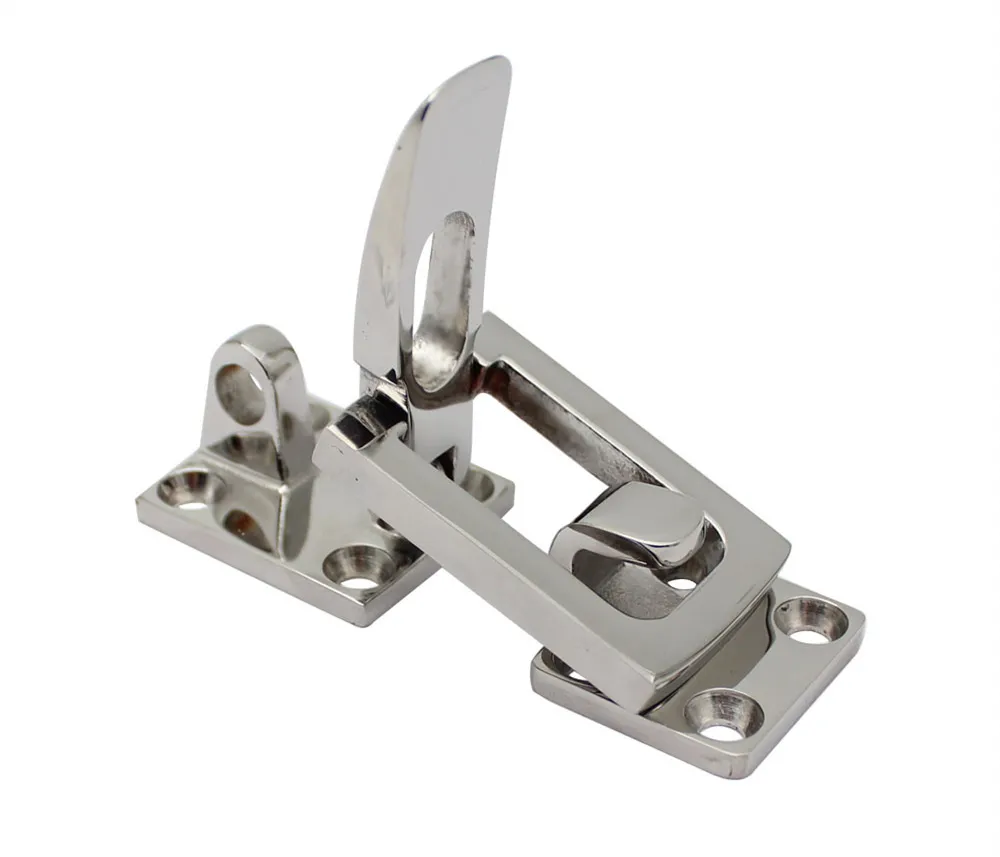 Stainless Steel 316 Hasps Drawer Latches Decorative Suitcases Hasp Latch Buckle Clasp Furniture Hardware