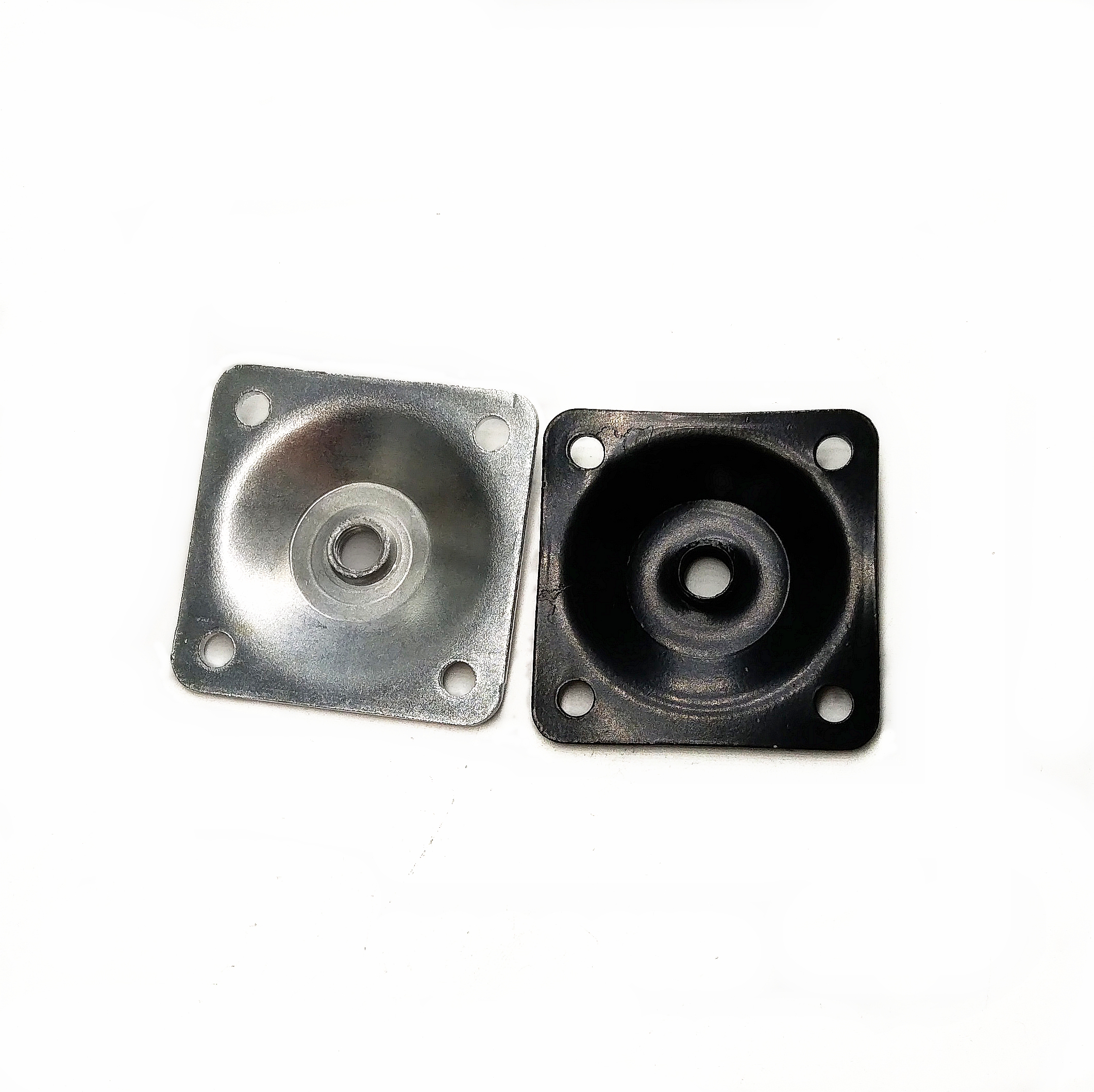 Modern Iron Furniture Ironware Accessories Chair/Table Leg Connector Metal Mounting Plate for Wood Legs Living Room Home Office
