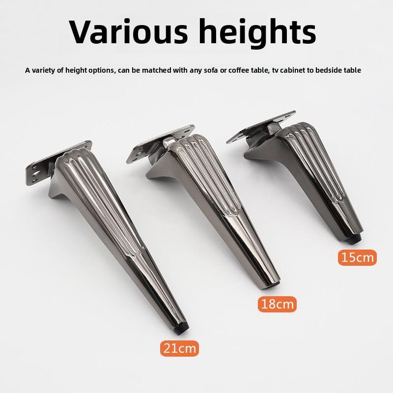 ZERUN Contemporary European Iron Sofa Legs Heavy Duty Metal Furniture for Dining Living Home Office Tables Modern Wholesales